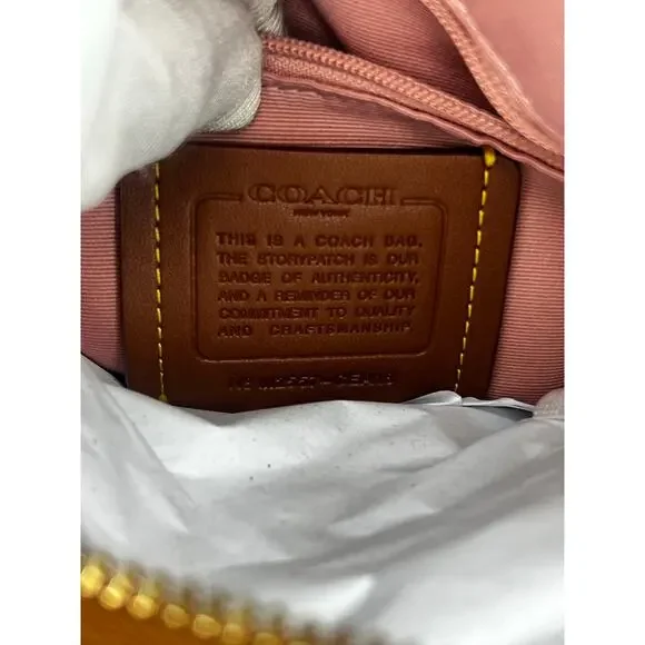 Coach Medium Powder Pink Rowan - Picture 7 of 9